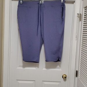 ❣️Tek Gear womens 4X on the go gear gray cropped leggings